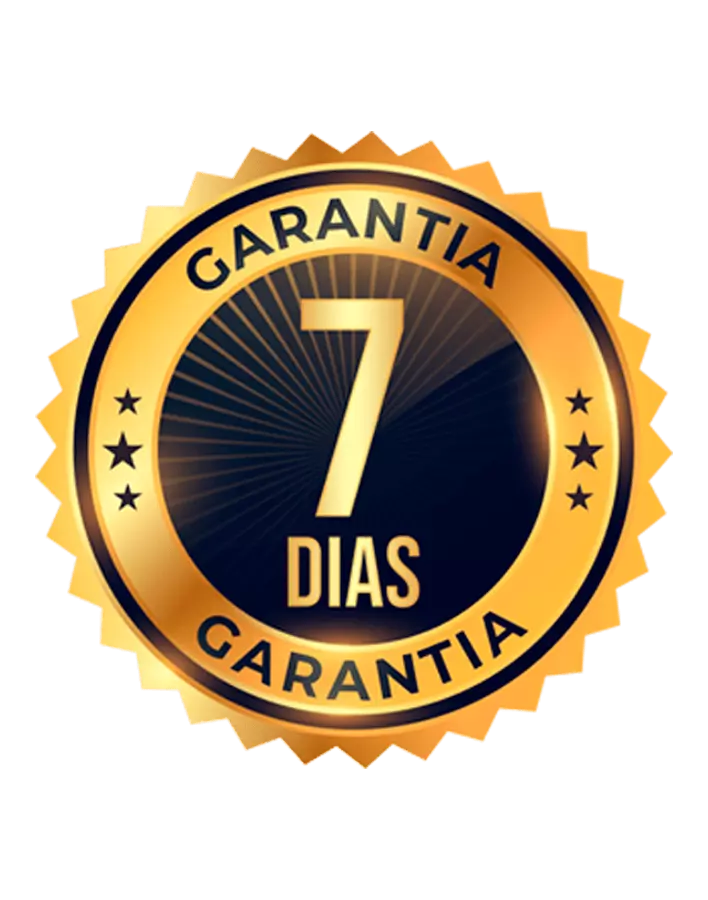 Selo de garantia incondicional de 7 dias